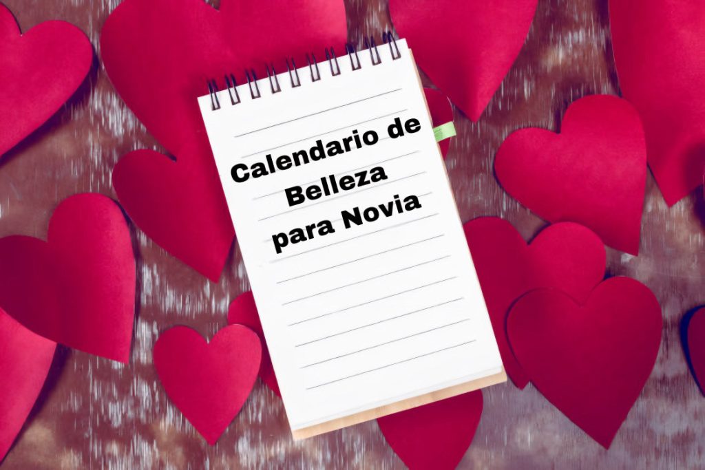 Calendario de belleza para novia